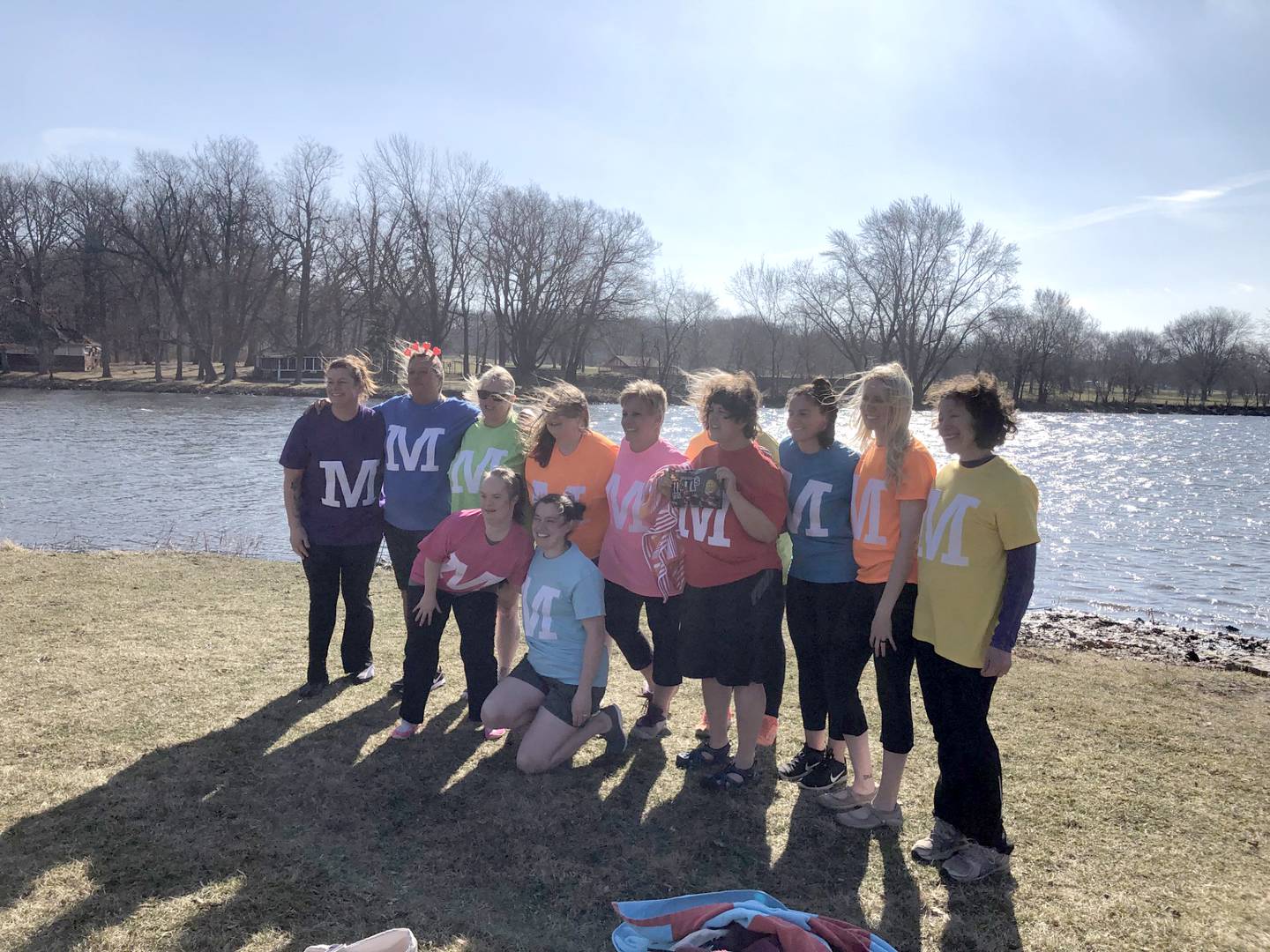 A Polar Plunge to raise money for Special Olympics Illinois was held in Ferson Creek in St. Charles on Sunday, March 3, 2024.