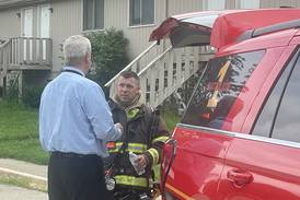 Kitchen fire in DeKalb apartment displaces several people; puppy rescued 