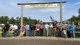 New arena at Franklin Creek Natural Area a hit with horses and their riders