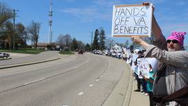 Veterans rally in McHenry against ‘goal’ to cut tens of thousands of VA jobs