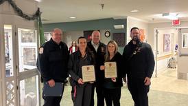 Plainfield nursing home staff honored for quick action on fire 