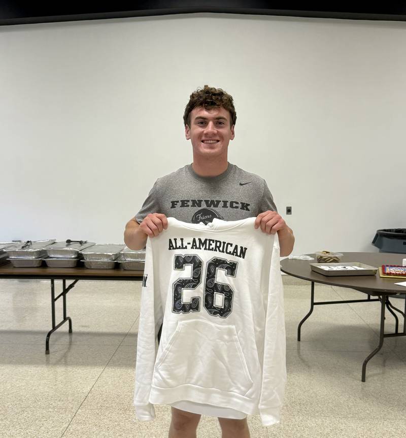 Fenwick kicker/punter Noah Sur, a Northwestern commit, was selected to participate in the 2026 Navy All-American Bowl. Sur has been raising money for stillbirth prevention through Every Kick Counts, a fundraising and awareness program.
