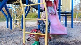 Bedford’s playground taking shape at Grace Christian Academy