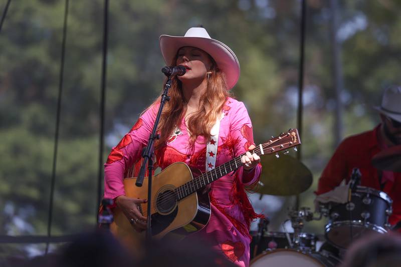 Kaitlin Butts performs at Lollapalooza on Sunday, Aug. 4, 2024 in Chicago.