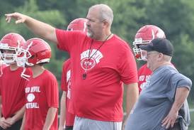 Hall coach Nick Sterling focusing on ‘football 101′ in first season leading alma mater