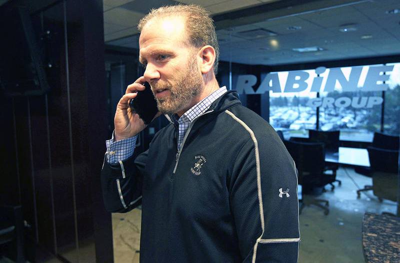 Gary RabineOn his way to a client meeting in his Schaumburg office, Gary Rabine, a Johnsburg resident who operates Rabine Group, talks on the phone with a longtime friend. Rabine created True Mentors, a mentoring program for young professionals.