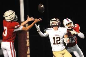 Photos: Morris football dominates Ottawa with 48-0 shutout victory