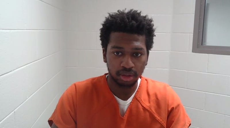 Quinyatta L. Hutchinson, 23 of, DeKalb, appears via Zoom for his Dec. 13, 2023, DeKalb County court hearing in front of Circuit Court Judge Marcy Buick. Hutchinson is charged with grooming and aggravated criminal sexual abuse, a class 2 felony. If convicted, he could face up to seven years in prison. He’s accused of having illegal sexual relations with a minor student while employed at DeKalb School District 428′s Huntley Middle School in DeKalb.