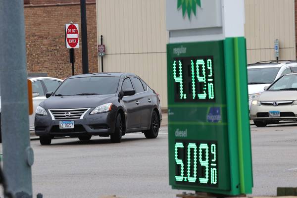 ‘I’m literally angry:’ Drivers react as gas prices surge across northern Illinois
