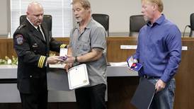 Fishing buddies recognized for lifesaving rescue in Wauconda: ‘We were just happy we were there’