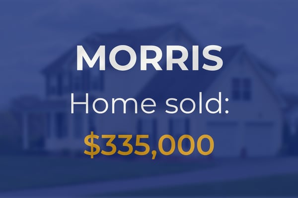 Morris: Single-family home sells for $335,000