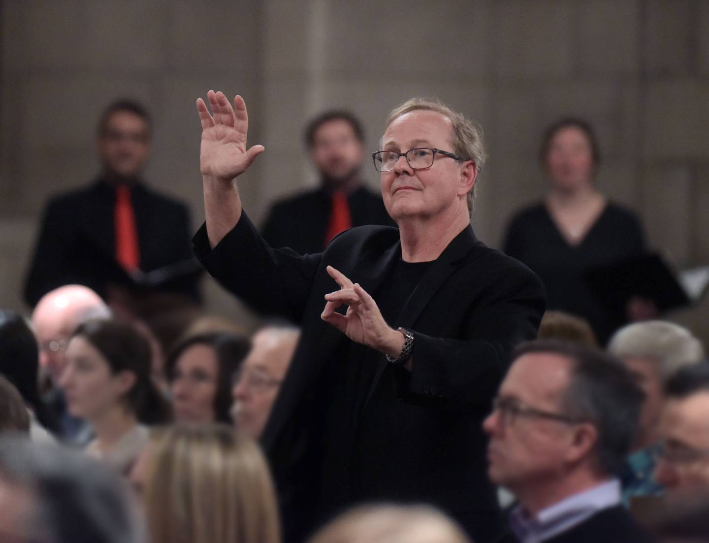 St. Charles Singers at Baker Memorial United Methodist Church in St. Charles, conducted by Jeff Hunt.