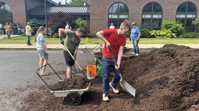 Landscaping effort at Morrison’s Odell Public Library a success