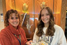 Mandrell named October Student of the Month at Polo Community High School