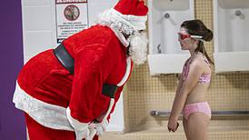 Photos: Santa visits swimmers at the Dixon YMCA