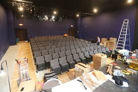Photos: New seats arrive as Stage 212 renovation continues in La Salle