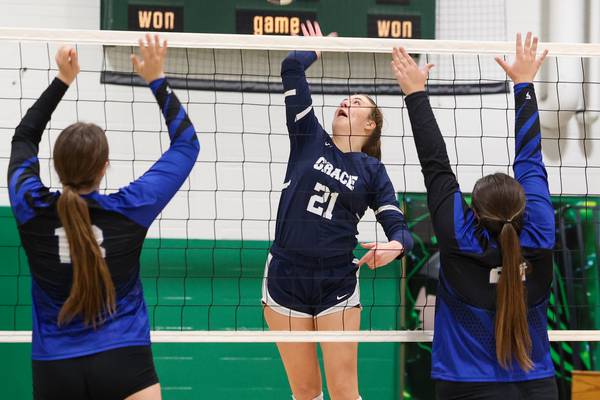 Photos: IHSA Class 1A Dwight Regional: Grace Christian vs. Clifton Central, girls volleyball