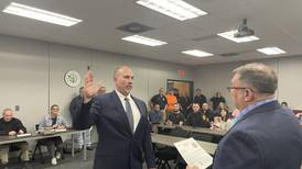 Martin is ‘coming home,’ he says as he’s sworn in as Mendota police chief