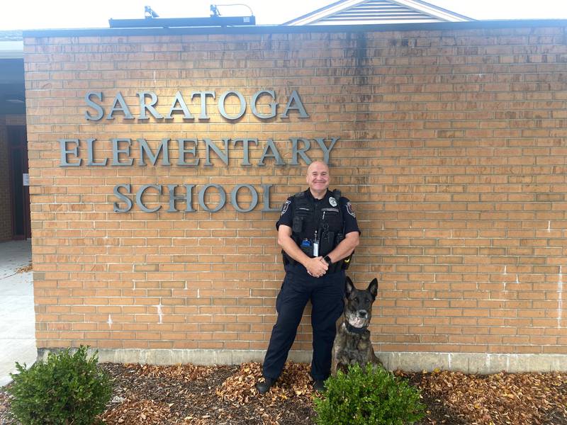Officer Mark Vanderploeg and K-9 Niko