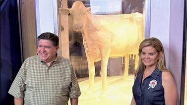 First look: 2025 Illinois State Fair butter cow unveiled