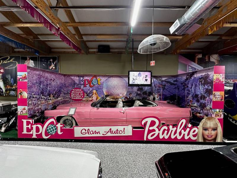 Barbie’s Pink Convertible, custom-built by Walt Disney Studios and fully documented, is one of the items being auctioned by Volo Museum.