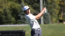 Wheaton Academy boys team, Owen Coniaris in the lead at Class 2A golf state tournament