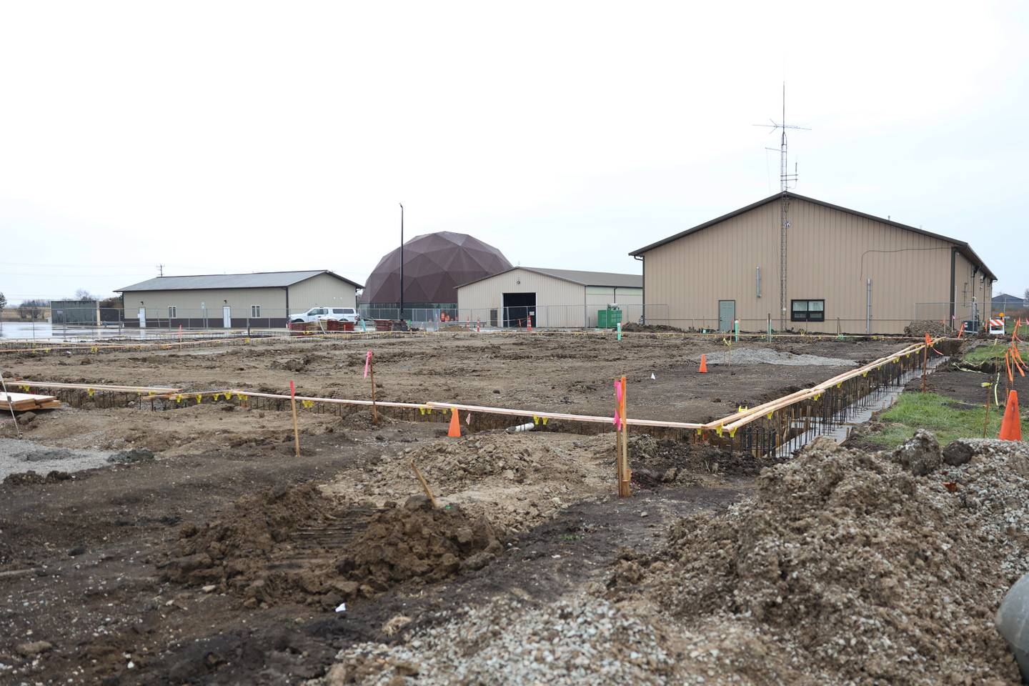Foundation work has begun for the Will County Morgue and Coroner’s Facility.
