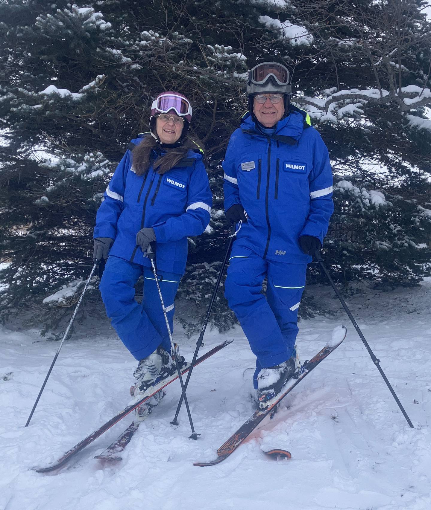 Chuck and Lydia Roberts of Rochelle just started their 50th year teaching skiing at Wilmot Mountain in Wisconsin. They are both certified ski and snowboard instructors.