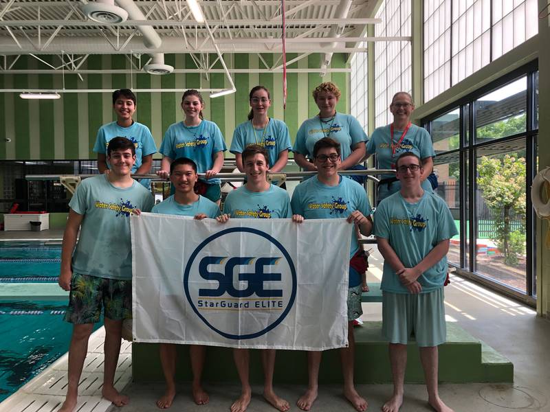 In the back row are: Anaya Hitchcock, Laylah Burgett, Hailey Jane Becker, Emily Rasmussen and Manager Carron Rodriguez. Front row: Alex George, Isaac Brooks, Chase Clark, Elijah George, and Jericho Wilde.