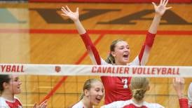 Photos: L-P volleyball hangs on to beat Sycamore in 3 sets
