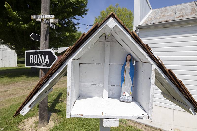 Chaplin Creek was transformed into an Italian village Saturday, May 16, 2026, in Franklin Grove to add authenticity to the reenactment of the Battle of Anzio.