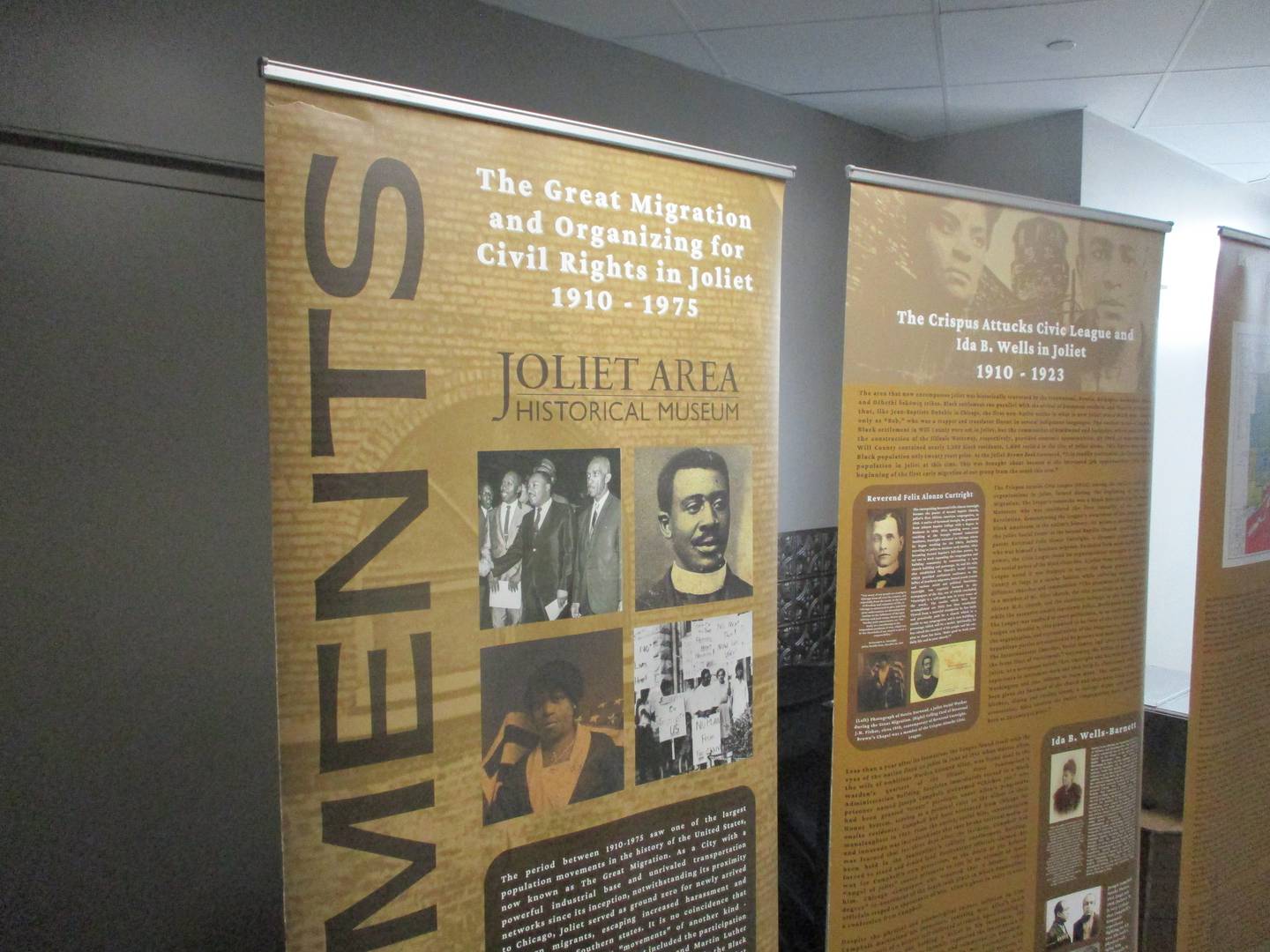 The Joliet Area Historical Museum is looking for local artifacts to enhance the board display now in the Joliet museum to describe Black history in the city. Feb. 22, 2025