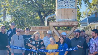The Rock and Soul Mining Co. in Utica cuts ceremonial ribbon cutting