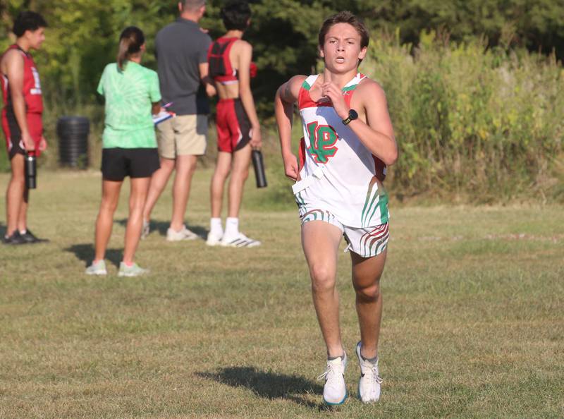 L-P's Gianni Verucch, races during the Ottawa Nautical Mile Relay on Tuesday, Sept. 2, 2025 at Catlin Park in Ottawa.
