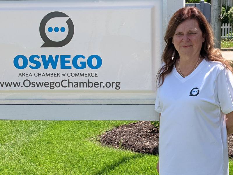 Angie Hibben is president/chief executive officer of the Oswego Area Chamber of Commerce, which is celebrating its 40th anniversary this year.