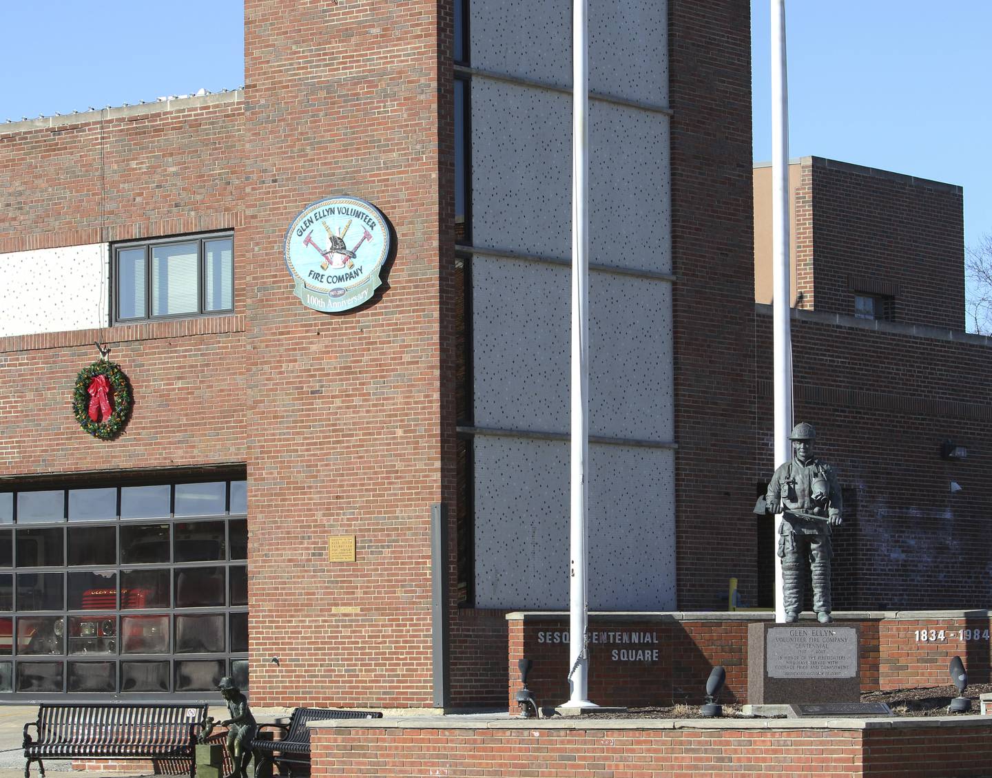 An aging building serves as Glen Ellyn’s headquarters fire station.