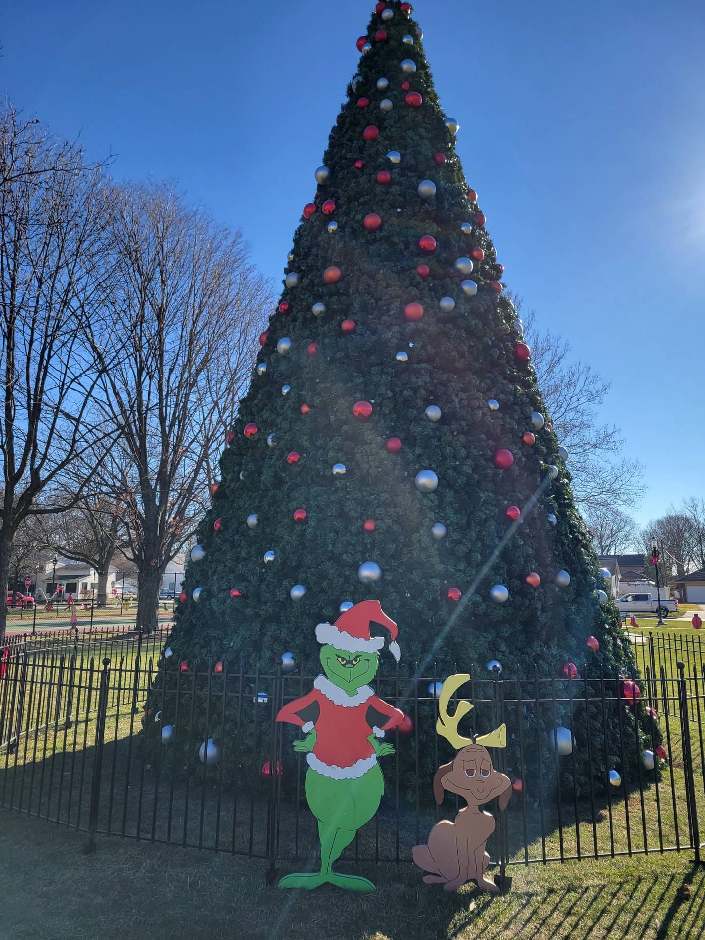 The Plainfield Park District hosts its annual Grinchmas on the Green in Village Green on Nov. 25, 2023.
