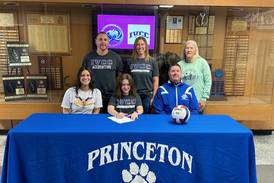 Volleyball: Princeton’s Natasha Faber-Fox signs with IVCC