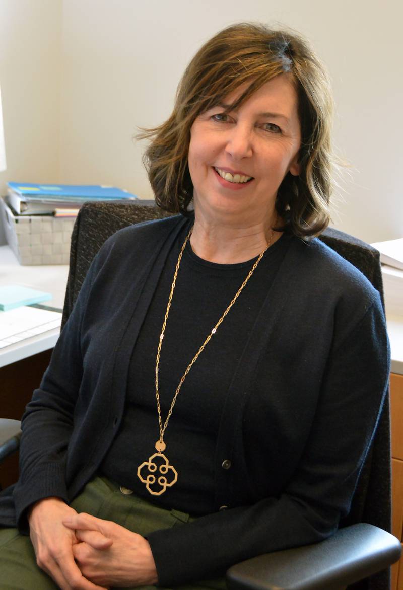 Sarah Goetz of Peru is the winner of Illinois Valley Community College’s Connie Dzierzynski Skerston Memorial Award for Support Staff Distinguished Service.