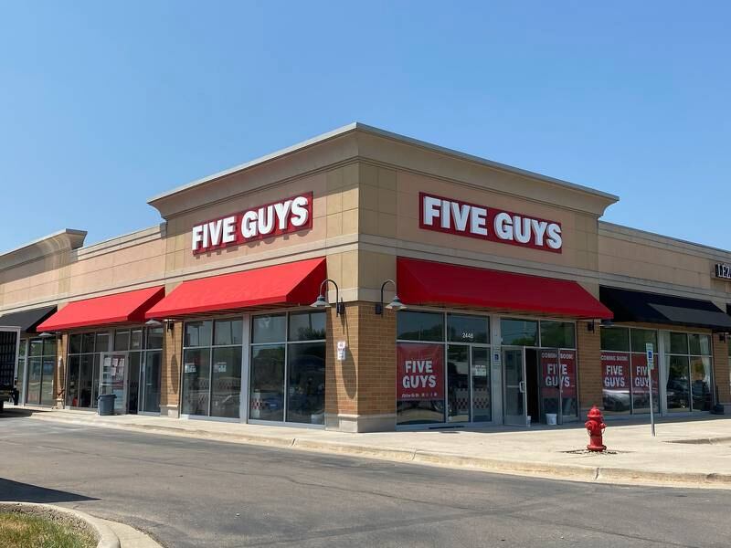 A Five Guys is slated to open in DeKalb in July, according to the company’s website at 2446 Sycamore Road across from Buffalo Wild Wings in Northland Plaza. Workers could be seen preparing the space Tuesday, June 20, 2023.