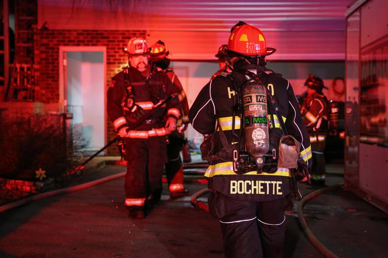 The Harvard Fire Protection District put out two fires overnight March 10-11, 2025.