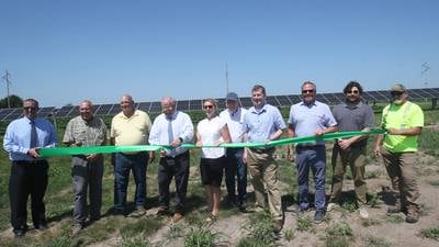 Photos: City of Princeton holds ribbon-cutting on 1-megawatt solar farm 