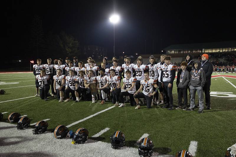 Milledgeville lost 42-14 against Amboy Friday, Nov. 22, 2024, during the 8-man football championship in Monmouth.