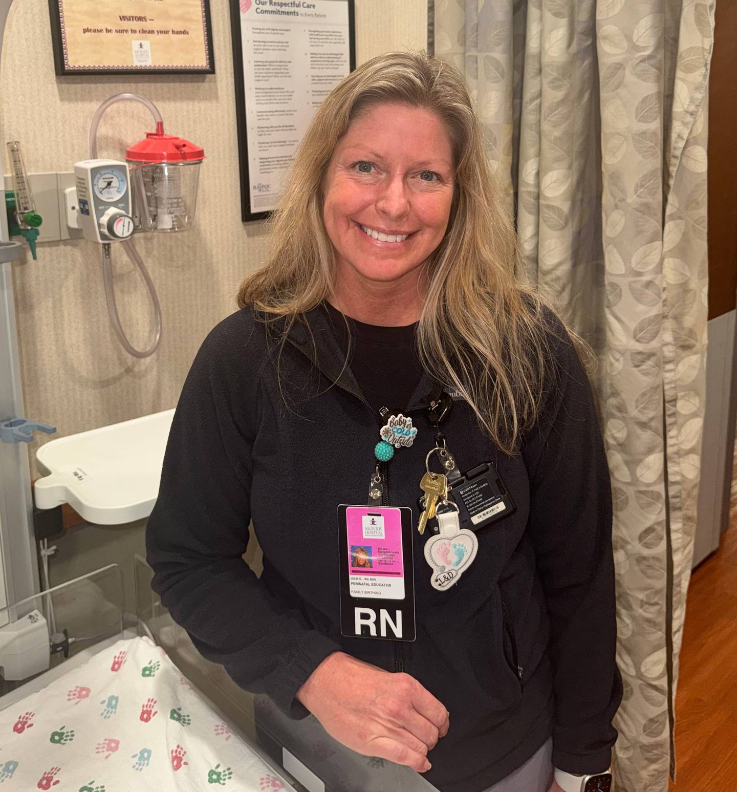 Julie Kerr named March Fire Starter of the Month at Morris Hospital