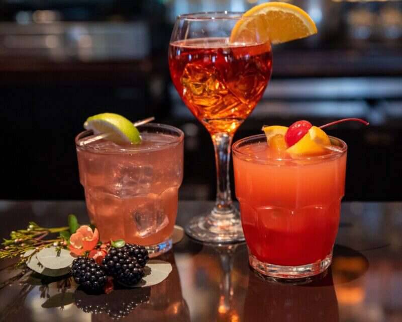 Wildfire is serving a trio of specially crafted N/A drinks for Dry January, including the Blackberry Kentucky Mule, Lyre’s Rum Punch and the Amalfi Spritz.