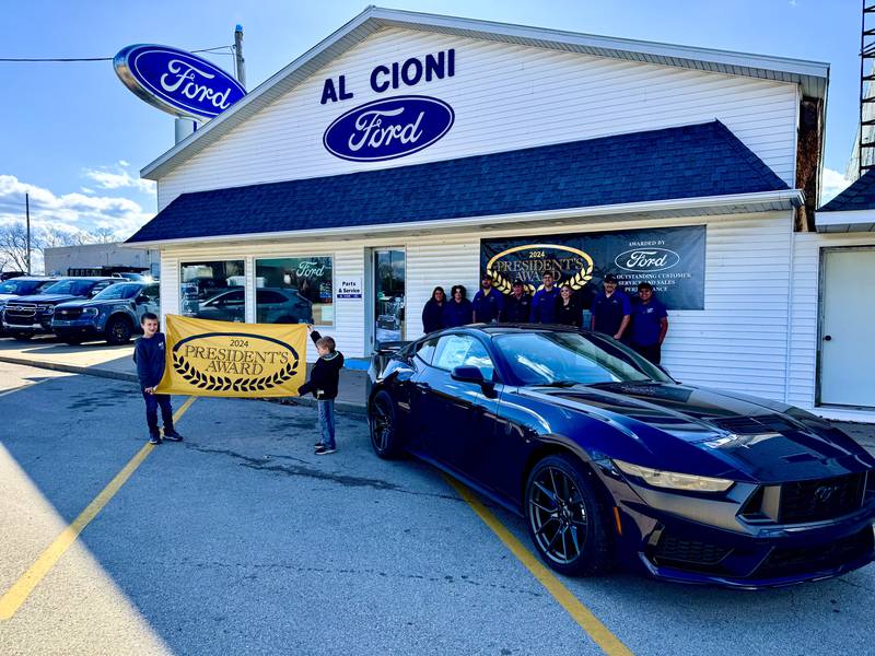 Al Cioni Ford in Granville received the 2024 President’s Award, on behalf of Ford Motor Company.
