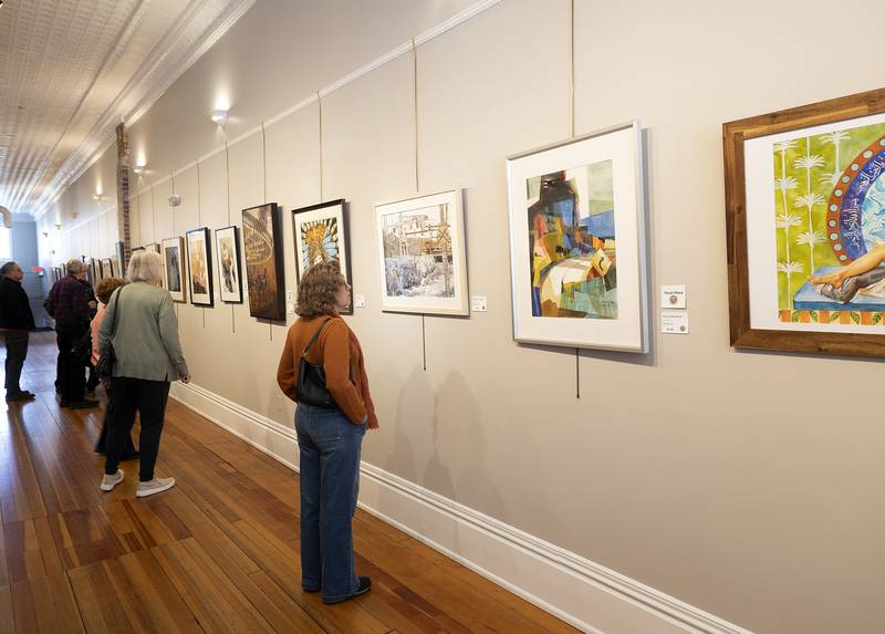 The 41st Illinois Watercolor Society National Exhibition had its opening Saturday, May 3, 2025, at The Next Picture Show in Dixon. The art will be on display until May 31.