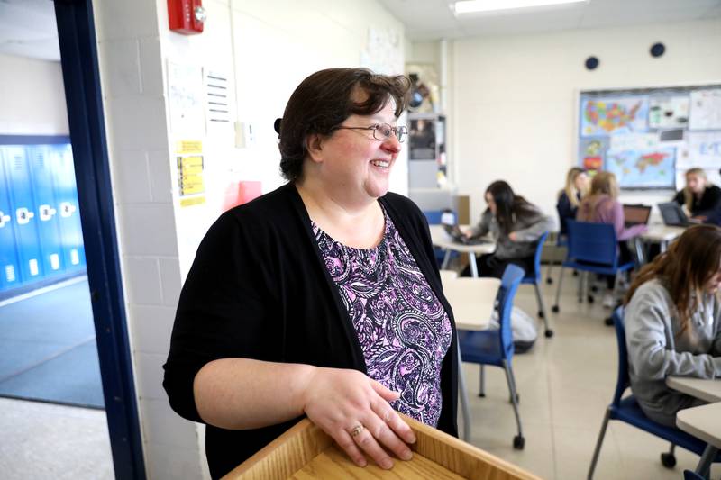 Jennifer Murphy just began an assignment as a long-term substitute teacher at Kaneland High School.