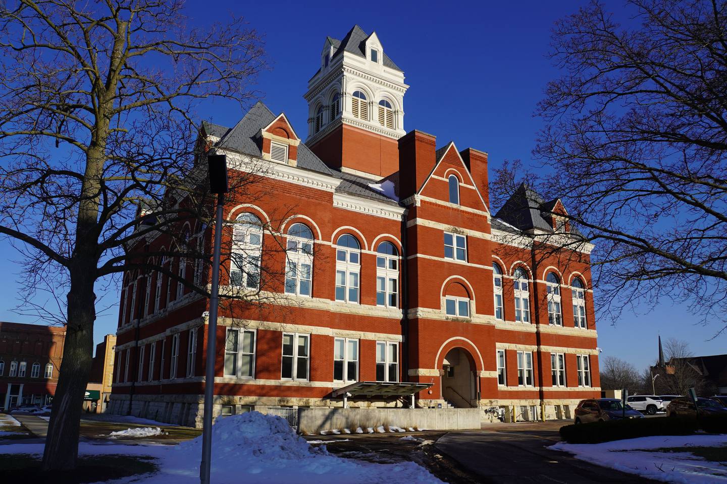 The historic Ogle County Courthouse in Oregon at 106 S. Fifth St.