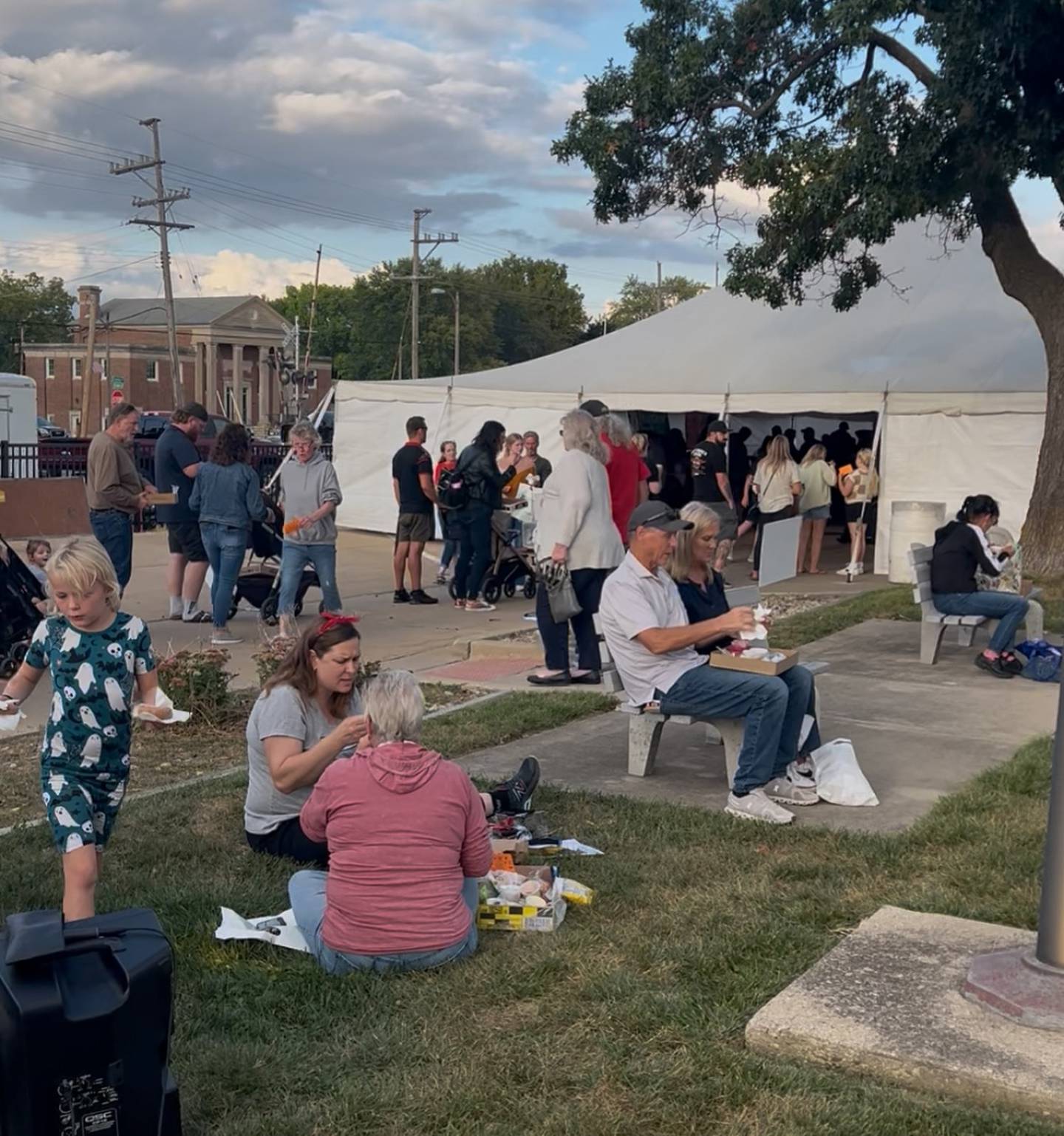 People flocked to the Taste of Sandwich in downtown Sandwich on Sept. 24, 2025.